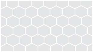 Rejilla mosaico teselado hexagonal