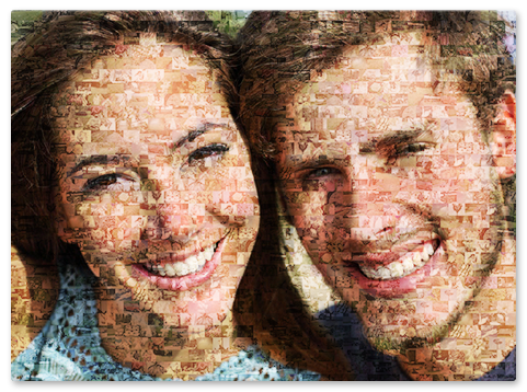 mosaico de fotos familiares top
