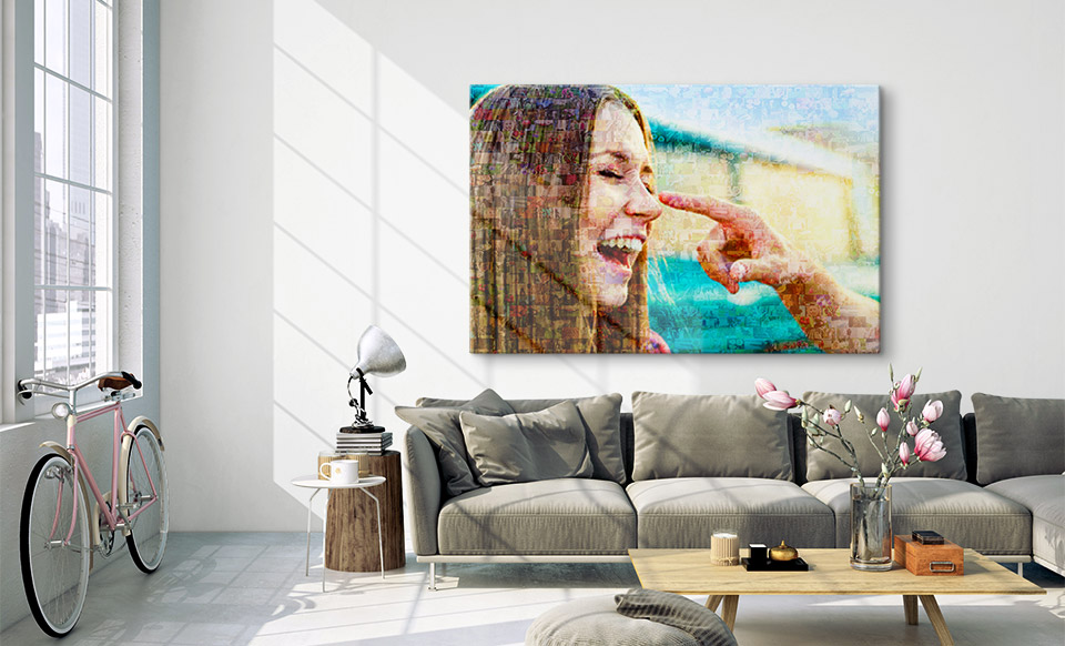 mosaico de fotos para cumpleanos apartamento