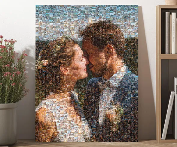 mosaico fotos regalo celebracion aniversario boda